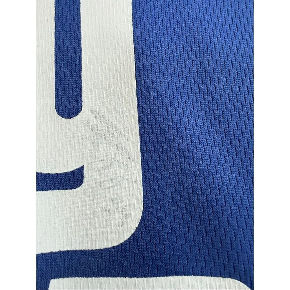 NFL Team Apparel New York Giants Youth XL 14/16 Blue Jersey Shirt